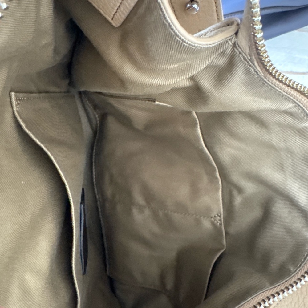 AllSaints Gray Leather Crossbody Bag - Picture 5 of 5